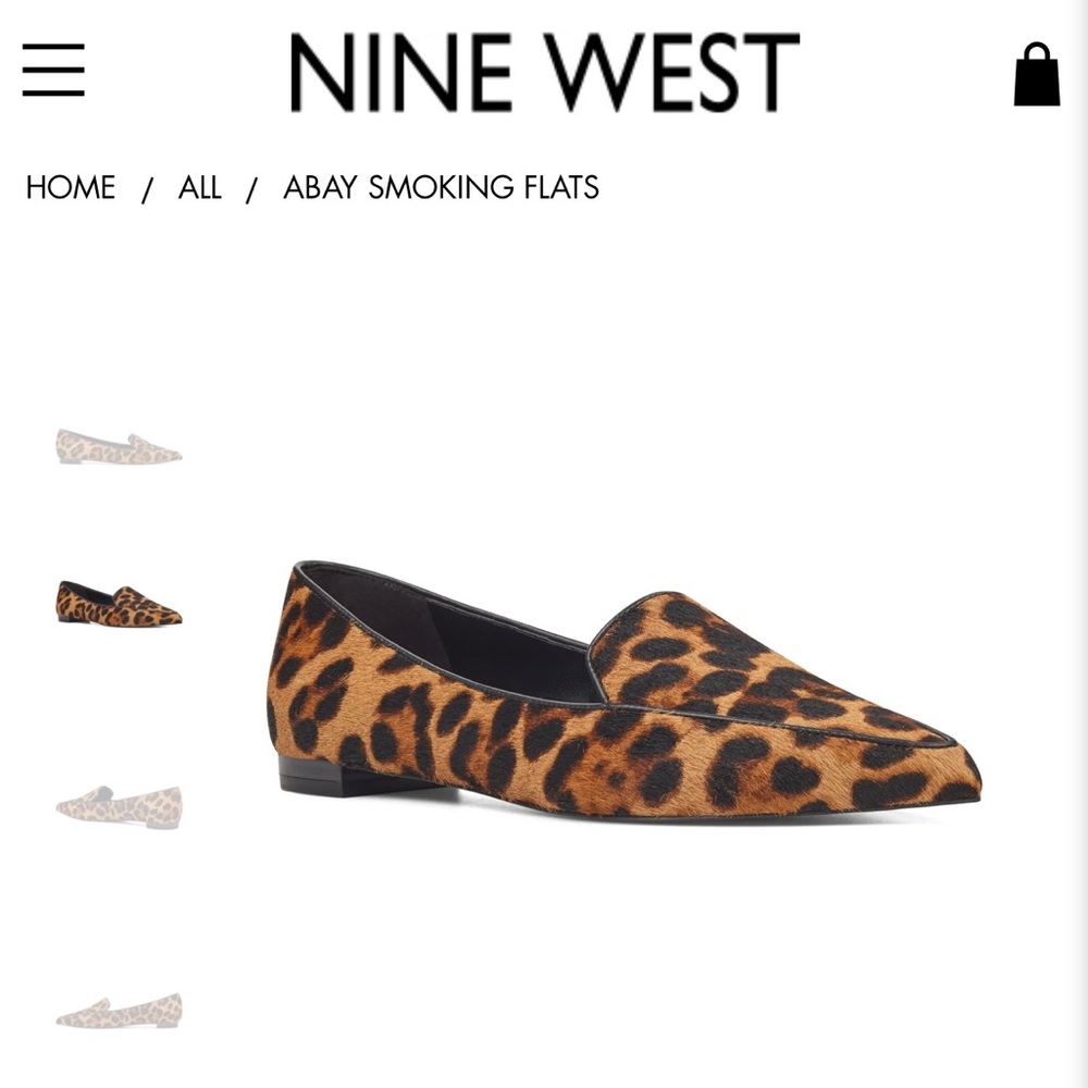 Nine West Abay smoking flats (leopard)